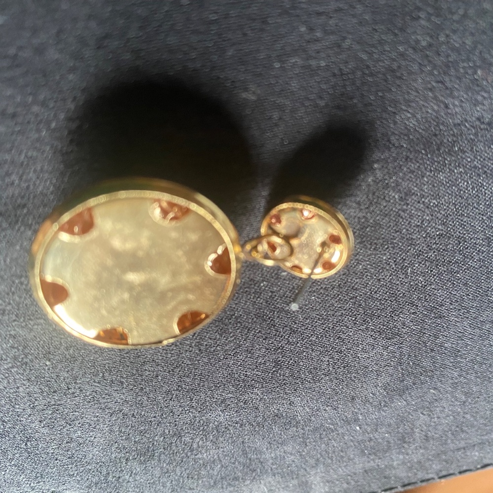 Round drop earrings - Picture 5 of 8